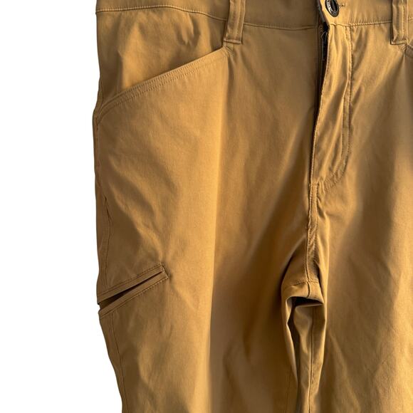 Orvis Pants Men's 36 Camel Khaki Nylon Water Repellant Stretch - Picture 4 of 13